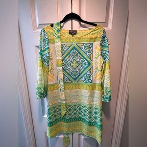 Hale Bob- Multi-colored pattern dress